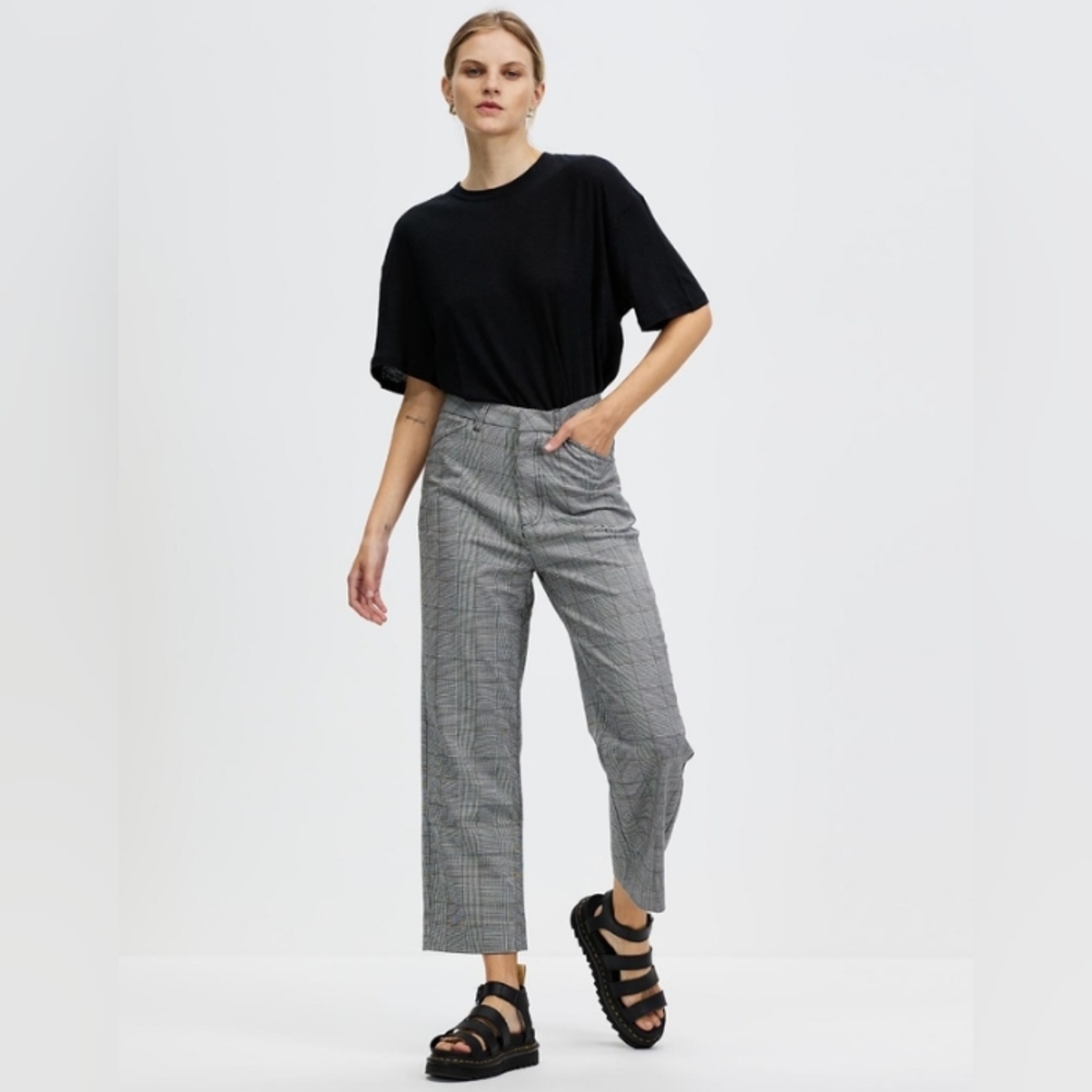 - Brixton Gingham Thurston Pant gingham sz 27,retro,urban,autumn.